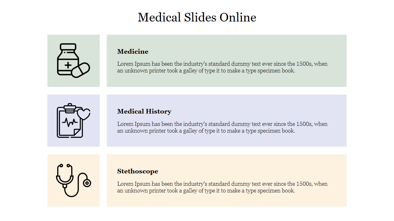 Medical Slides Online